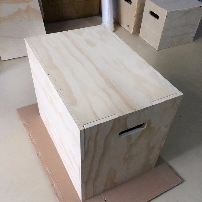 3 In 1 Anti Skid Wooden Plyo Box For Jump Training Customized Logo
