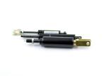 Black Small Gas Spring Struts Lift Assist Customized Stroke 14mm 28mm Diameters