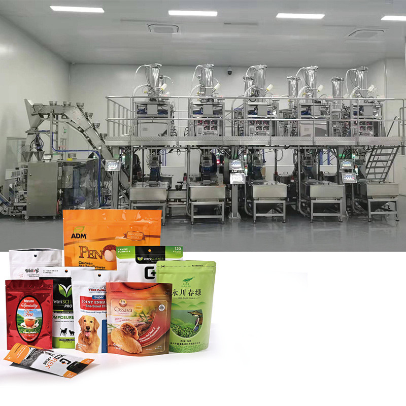 Plastic Premade Bag Pouch Packaging Pet Food Machine Pack Dry Fruit Doypack Aut