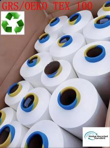 Quality 300D/96F Recycled Polyester Filament Yarn Raw White Sustainable wholesale
