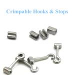 CE Certified Dental Orthodontic Crimpable Hook Long Curved Left Right for