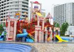 Big Steel Aquatic Play Structures Water House For Amusement Park