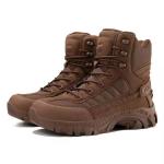 Durable Outdoor Hiking Breathable Leather Botas Men Safety Camo Style Boots for