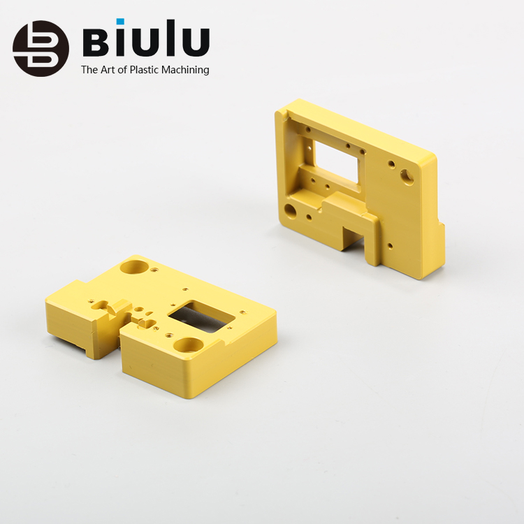 Tolerance 0.01mm Pai Torlon Plastic Cnc Service 5 Axis High Speed Yellow Color