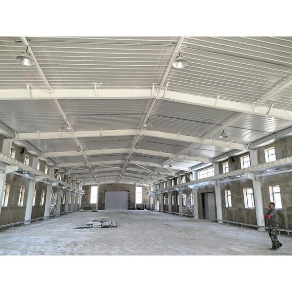 Square Tube Frame Prefabricated Steel Buildings Sustainable Eco Friendly