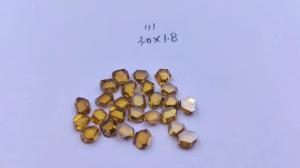 Quality Single Crystal Yellow HPHT Lab Grown Diamonds Dia 3.0mm For Wire Drawing Die wholesale