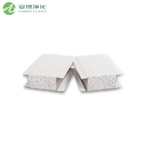 Quality 80KG/㎡ 75mm EPS Sandwich Wall Panel for ISO Cleanroom wholesale