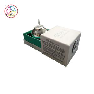 Quality Fancy Cosmetic Gift Box / Personalised Makeup Box Sticked Golden Logo wholesale