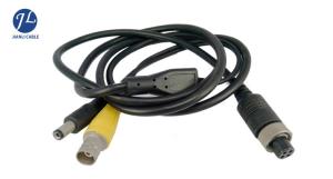 Quality Vehicle Camera BNC RCA DC Extension Cable 4 Pin Male Aviation Plug Wire wholesale