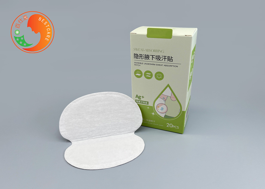 Hidroschesis Disposable Underarm Sweat Pads Absorb Fragrance Stick Beige