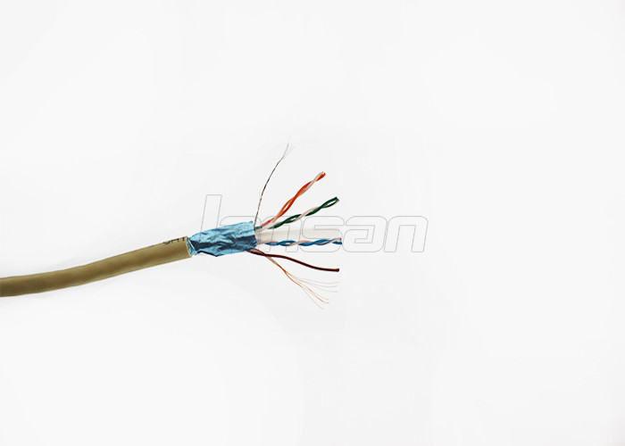 FTP Stranded Copper Cable Cat6 Patch Cord 4 Pairs PVC Jacket With RJ45 Connector