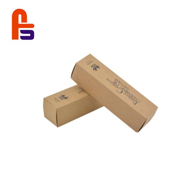 Brown Color Lipstick Flexo Printing Ivory Board Materials Kraft Paper Packaging