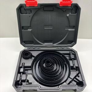 Quality 17PC High Carbon Steel Hole Saw Set Black Oxide / Spray Painted wholesale
