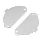 Semicircle LED Drywall Aluminium Profiles Gypsum 133*51mm ROHS Certified
