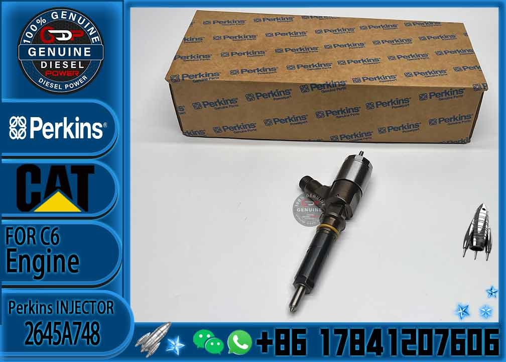 Common rail injector fuel injecto 2645A717 32F61-00013 10R-7675 2645A748 for C4.2 C6.4 Excavator C4.2 C6.4 320D