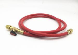 Quality R410A Flexible Refrigerant Charging Hose With Ball Valve For Air Condition wholesale