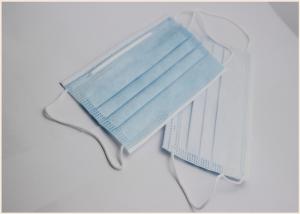 Quality Blue Disposable Face Masks High Breathability With ISO CE Certification wholesale