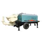 Trailer Electric Concrete Pump , 6.7Mpa Pressure 60m3 / h Concrete Pump Truck