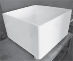 CRUCIBLES, POTS, STIRRERS, GLASS FRIT FOR OPTICAL GLASS MELTING