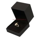 Deluxe Square Paper Jewelry Boxes Packaging Cardboard Anniversary Ring Box
