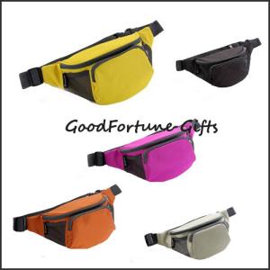 Quality customed gift cheapest promotional nylon travel sports waist bag wholesale