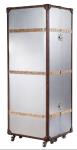 Four Layers Stainless Steel Wine Cabinet Retro Industrial Wine Cabinet