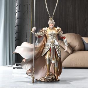 Quality Custom Made Size Black Mythology Monkey King vs Buddha Ornaments for Asian Art Lovers wholesale