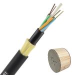 Adss Fiber Optic Cables 2 4 8 24 48 96 Core 12 Fiber G652D Single Mode Aerial