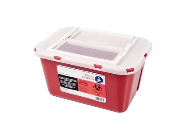 WinnerCare Sharps Container - Biohazard Patient Room Needle Disposable -