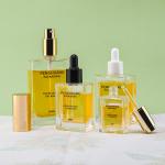 15ml 30ml 50ml 100ml Serum Dropper Bottle Oil Packaging Glass Square Shape