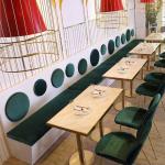 Bespoke Banquette Seating Commercial Booth Seating Dining Room Dubai 120x55x105c