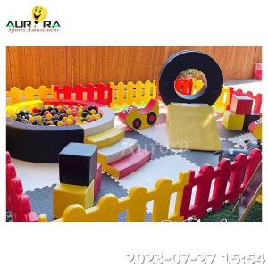 Quality Black Red Children Indoor Soft Play Baby Climbing Blocks Soft Play Electric Soft Play wholesale