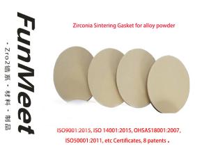 Quality Zirconia High Temp Gasket High Purity For Alloy Powder Sintering wholesale