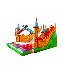 Quality Mickey Mouse Castle Inflatable Large Slide For Childrens wholesale