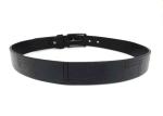 Embossed Alloy Pin Buckle 3.5cm Men Cow Leather Belt