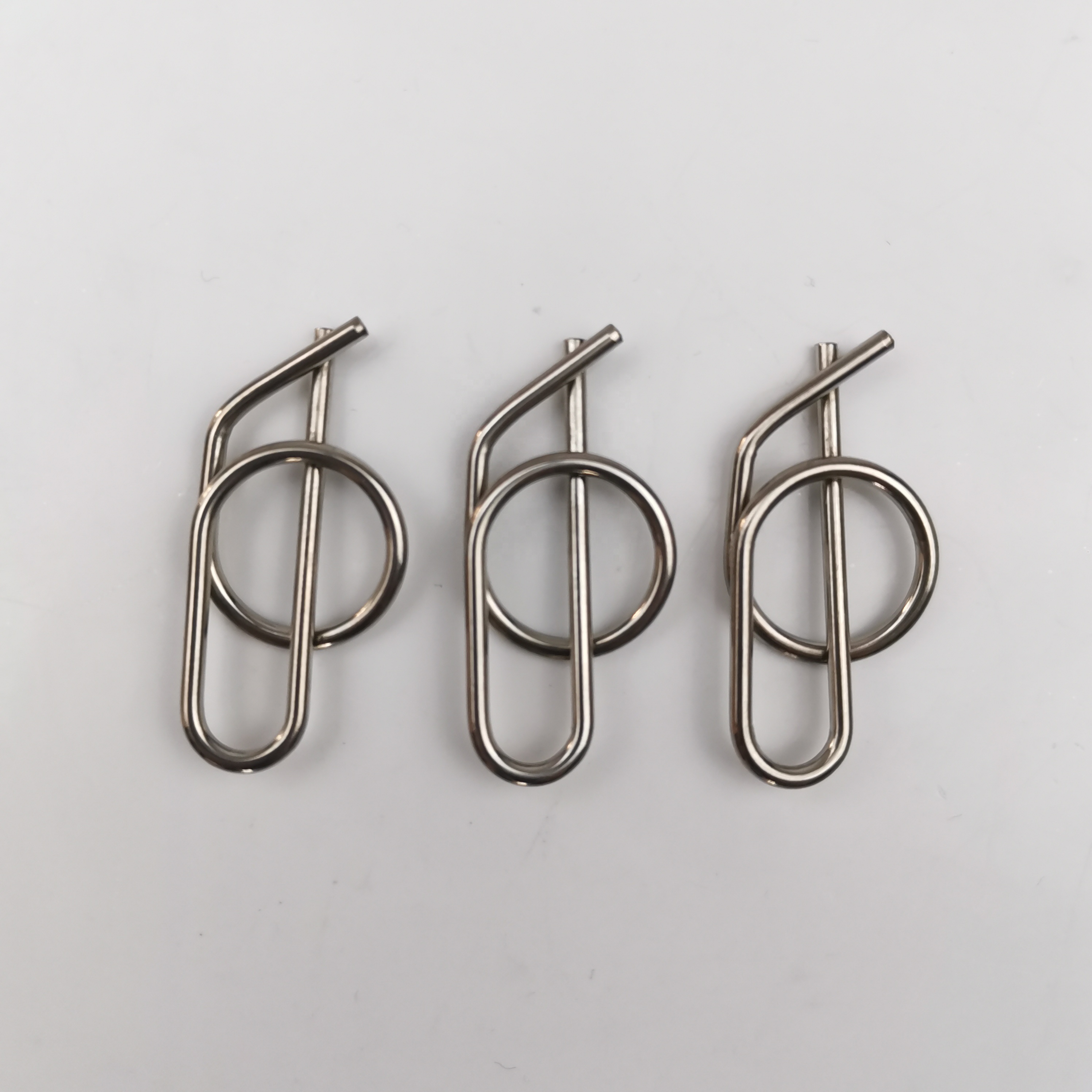 Silver 304SS Universal Rue Clip Stainless Steel 3/8" Jacobs Ladder Pin Quick Release Clevis Clip Sprint Car