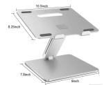 ROHS 17inches Laptop Standing Desk Riser / Metal Laptop Stand