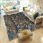 80*120cm Blending Crystal Velvet Living Room Floor Carpets Modern Simple