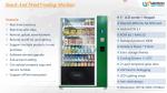 Coin Operated 24 Hours Self Service Snack Food Vending Machine