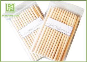 Quality Two Points Natural Wood Sticks Wooden Dowels For Crafts With Chamfer Angles wholesale
