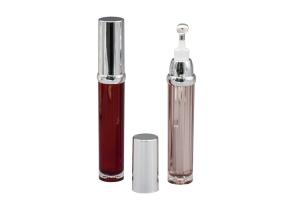 Quality 15ml Roller Ball Massage Acrylic Airless Pump Bottles For Skincare Eye Cream Packaging wholesale
