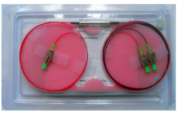 2×2 Optical WDM 1310/1550nm SMF28e Single Model FC/UPC Connector Steel Tube