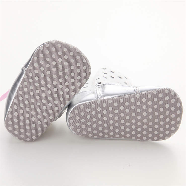 New fashion PU Leather upper Bowknot girl 0-2 years Princess baby shoes girl