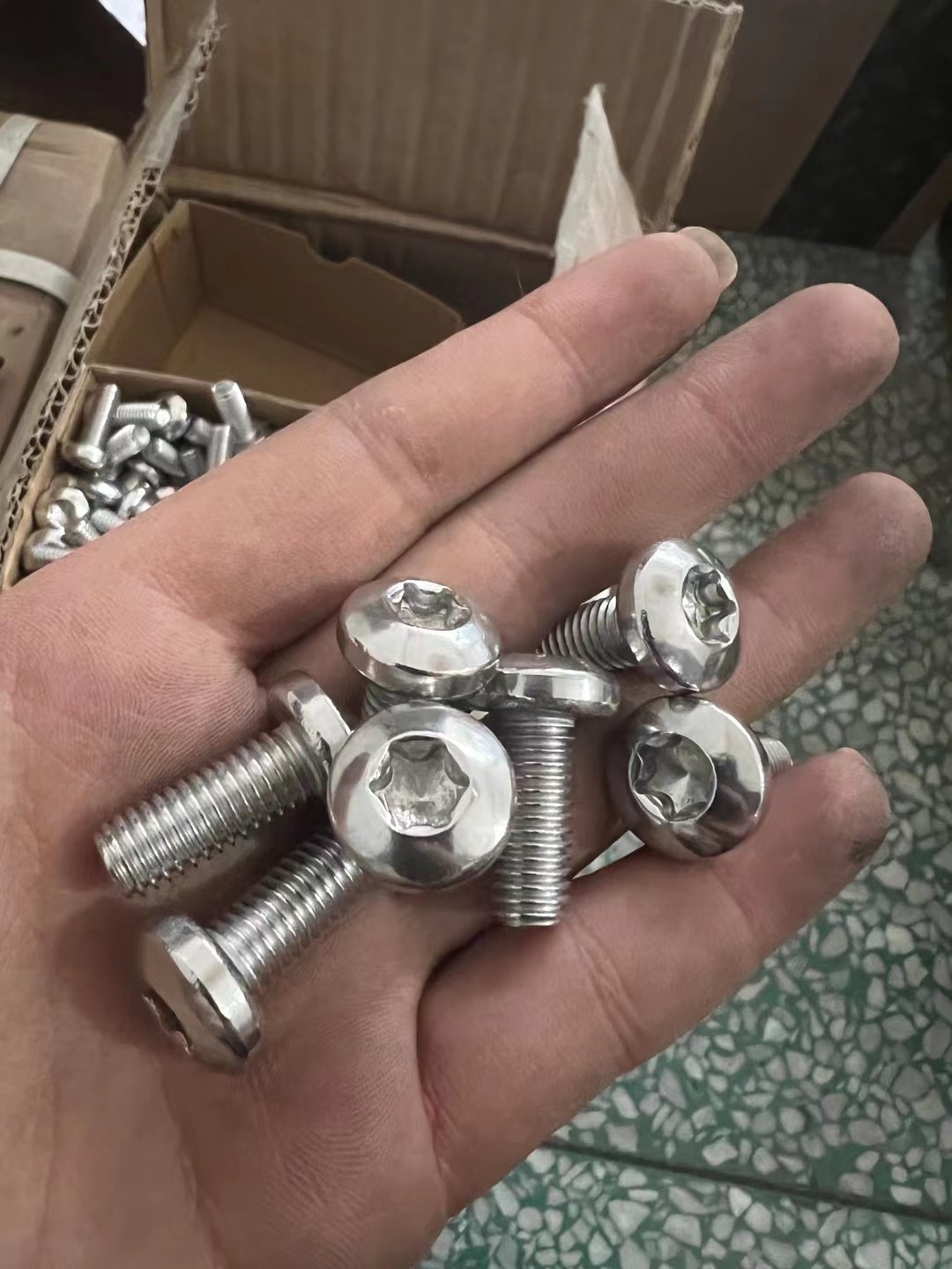 Stainless Steel Combination Screw Bolt ST 8.8 M12 Inner Hex Screw GB Standard