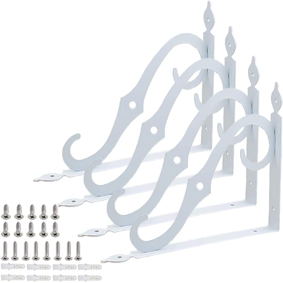 5mm Thickness Powder Coated Decorative Furniture Shelves Bracket for Items on Amazon