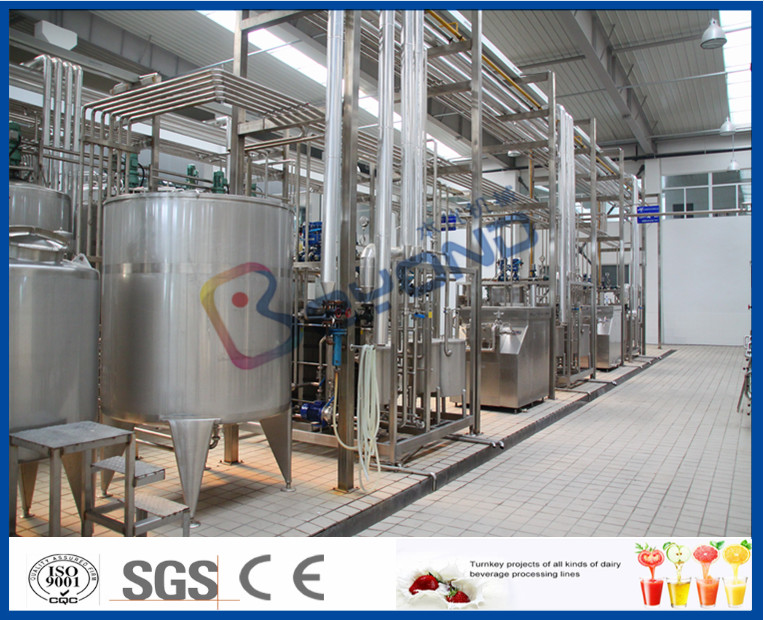 Fresh Milk / Pouch Milk / Dairy Milk Processing Plant , 1000 - 6000LPH Milk Powder Plant