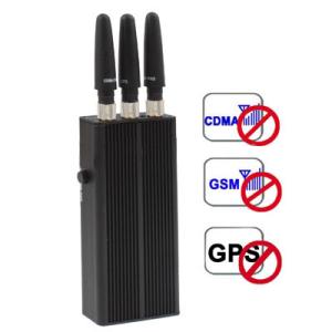 Quality 3 Antenna 5 Band Handheld GPS Mobile Phone Jammer wholesale