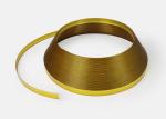 Gold Luxury J Shape Plastic Trim Strip Cap 2.0 CM 35/45 Meters With Aluminum