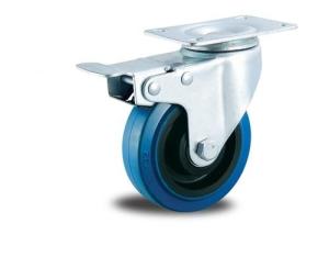 Quality Total Brake Elastic Rubber Caster wholesale