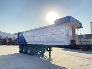 Quality 4 Axles Rear End Tipper Trailer Truck Dumper Semi Trailer Dump Truck Trailer wholesale